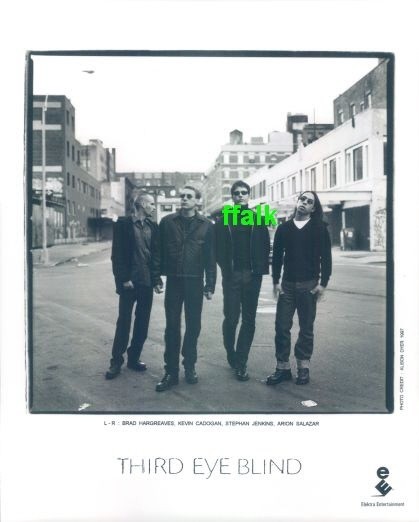 Press Photo: THIRD EYE BLIND 8x10 B&W 1997