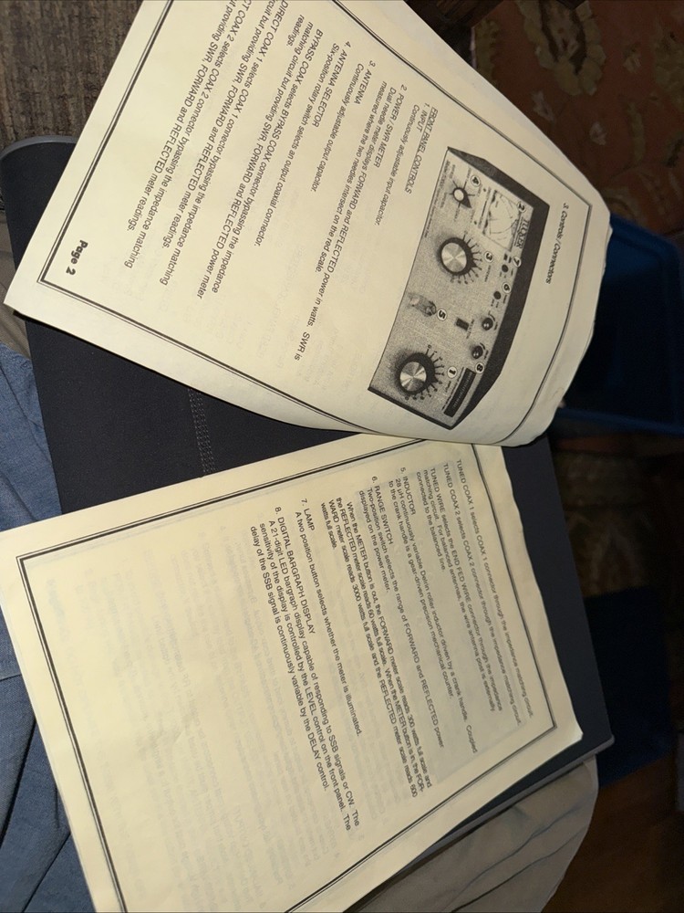 TUCKER ELECTRONICS & COMPUTERS DIGITAL TUNER ANTENNA MANUAL USED T-3000