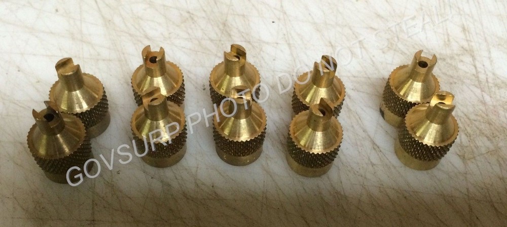 Large Bore Valve Stem Caps 10pc. w/ Core Remover VC6 TR-VC6 2640-00-267-2982