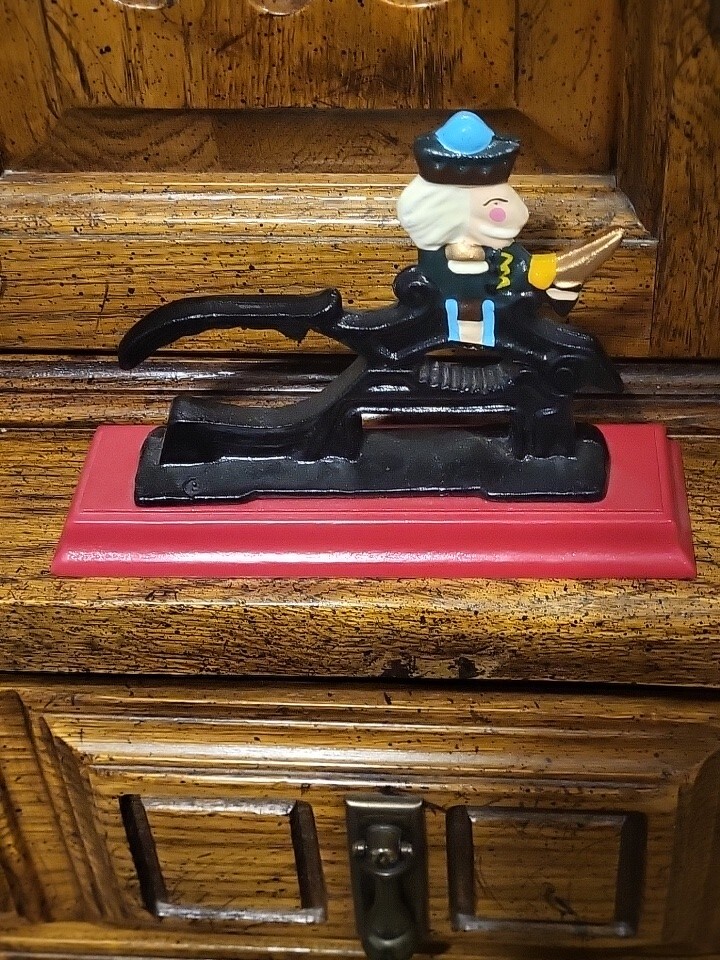 Vintage Nutcracker Cast Iron & Wood