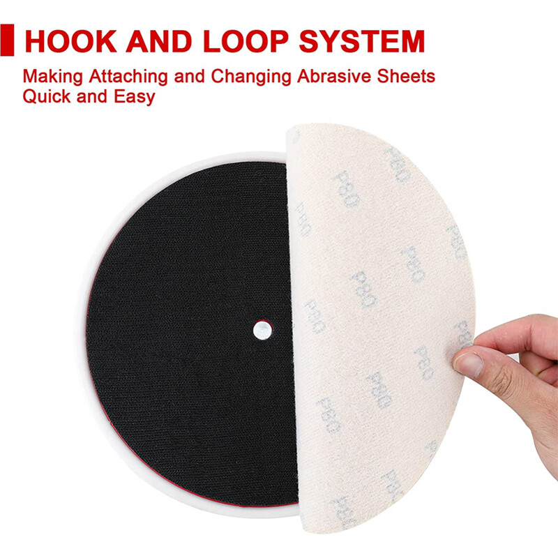 Goldblatt 9" Drywall Sander Hook Loop 30pc Sanding Discs 80 x 100/180 Mixed Grit