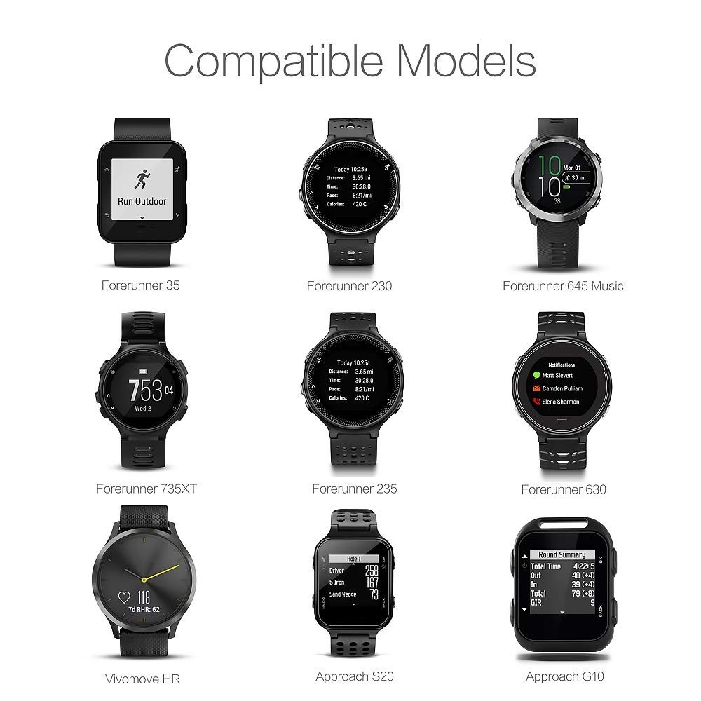 Universal USB Charging Cable for Garmin Devices - Lightweight & Compact 100cm