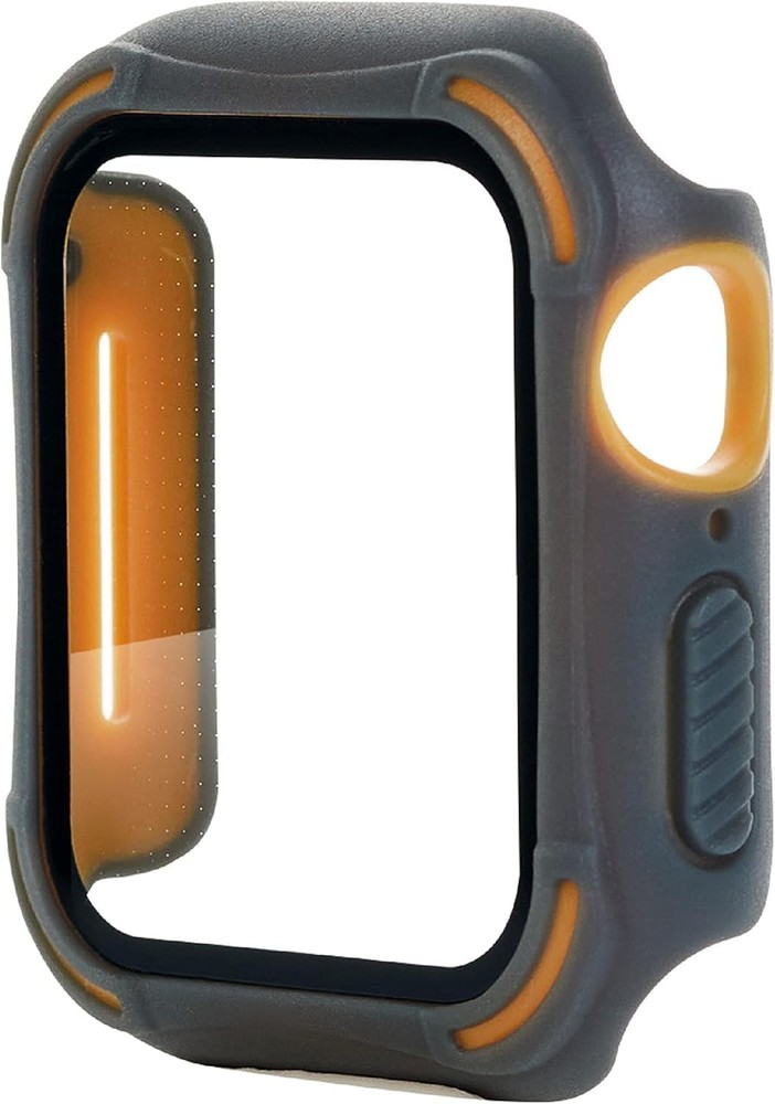 Tempered Glass Screen Protector for Apple Watch 40mm Full Coverage Bumper Case