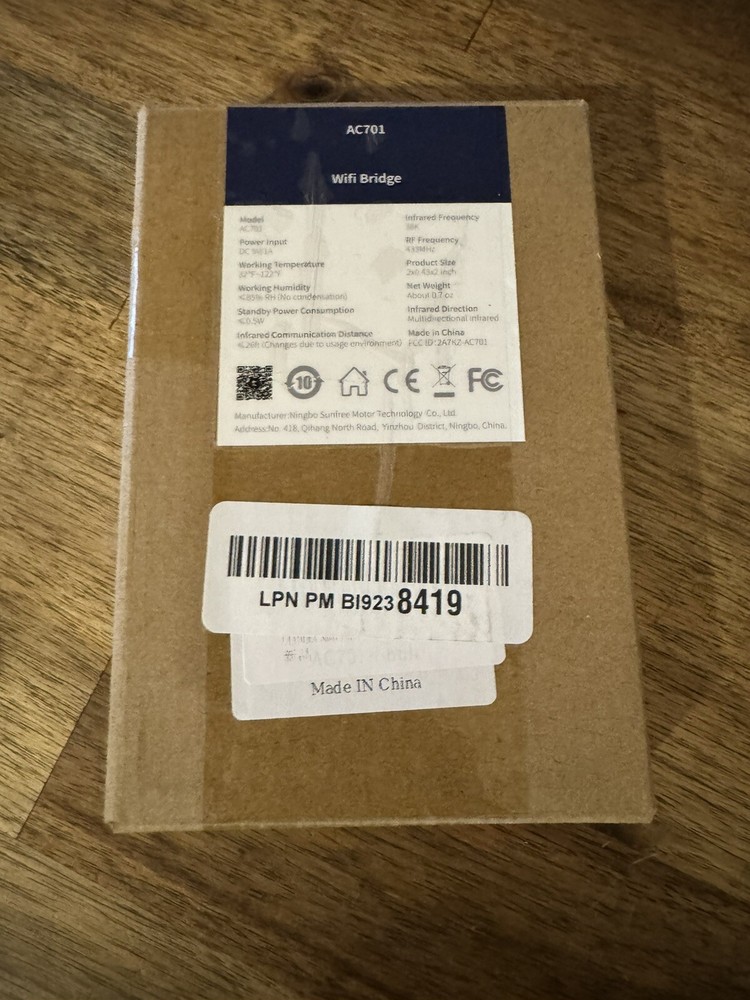 Wifi Bridge AC701
