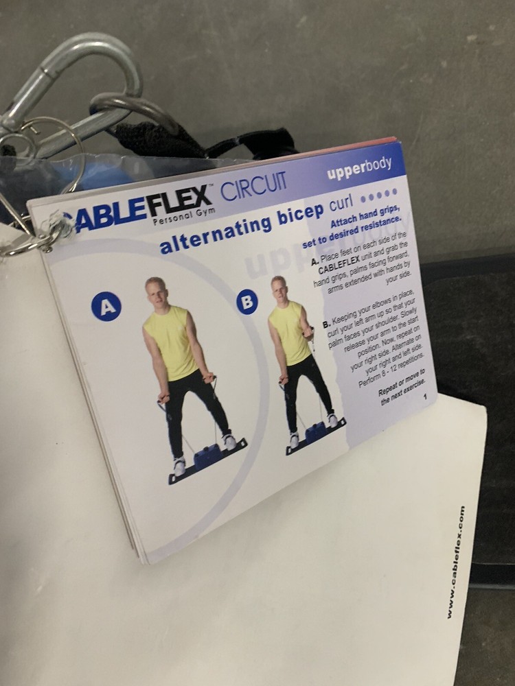 Cable Flex Personal Gym Compact Home Aerobic Resistance Core Training Exercise