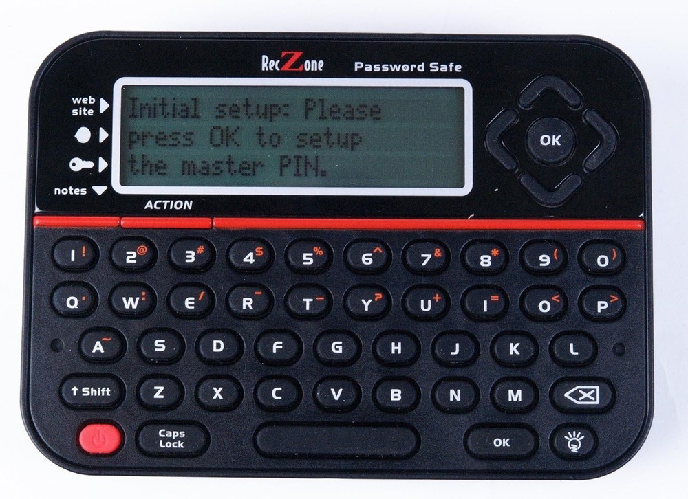 User-Friendly Touchscreen Password Safe - 400 Password Capacity, Includes Keypad