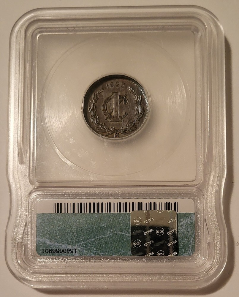 Mexico 1923 Centavo MS66 BN ICG
