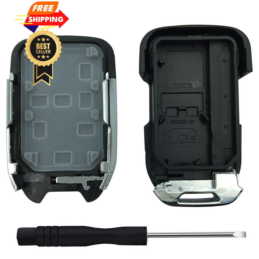 Replacement Keyless Entry Remote Key Fob Shell Case for GMC Acadia Black