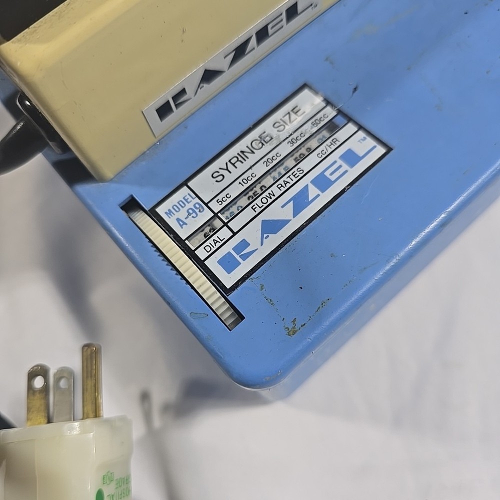 RAZEL Laboratory Variable Speed Syringe Infusion Pump, Model A-99