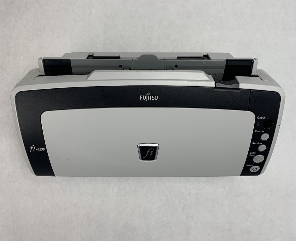 Fujitsu fi-6130 Document Scanner - Missing Document Holder and Catch Tray