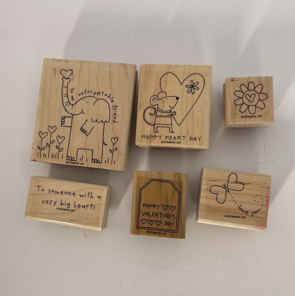Valentines Day Rubber Stamps