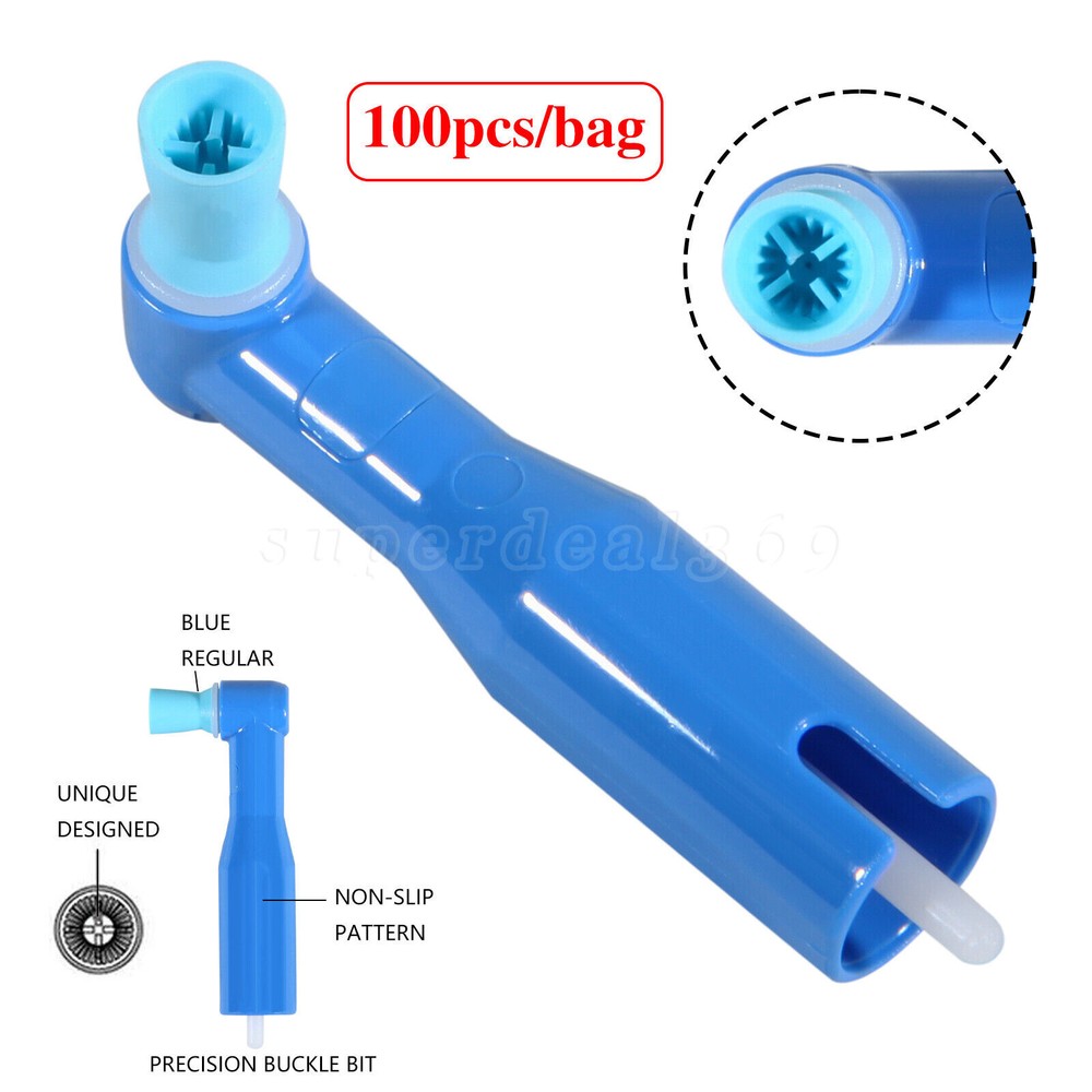 100 pcs Prophy Angles Dental Disposable P Angle