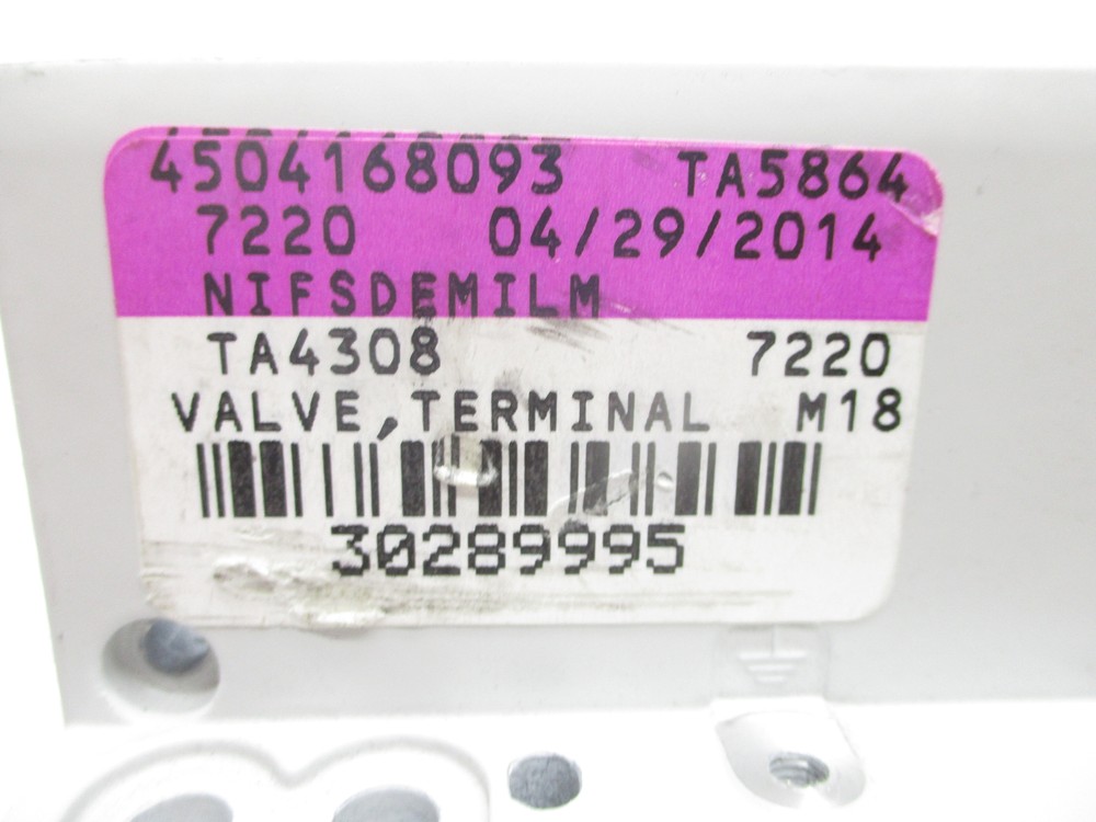 FESTO 1959620 VALVE END PLATE UNMP.