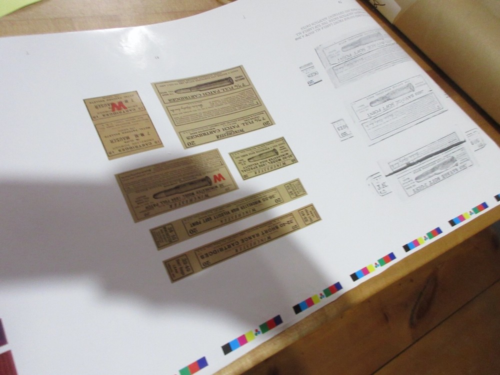 WRA Co Headstamp Cartridges & Variations. Proof Sheets Daniel Shuey (w13).