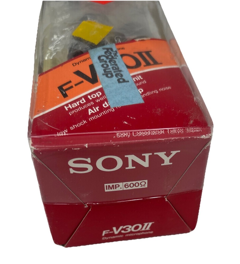 Sony F-V40II Microphone with Box & Accessories