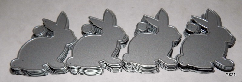 40 QTY Rabbit Stencil Metal Cutting Dies