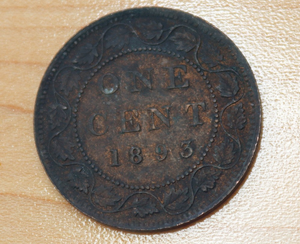 1893 Canada 1 Cent Victoria