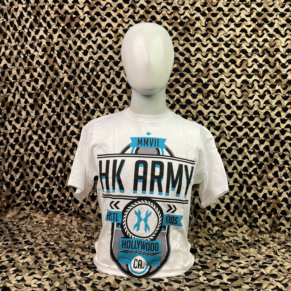 NEW HK Army Deco Paintball T-Shirt - White - Medium