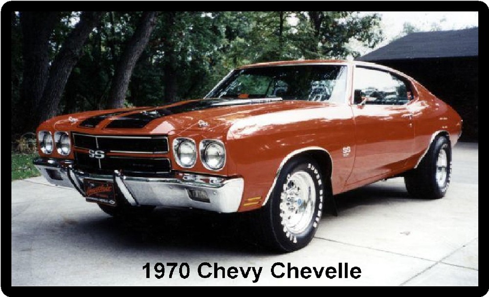 1970 Chevy Chevelle SS Refrigerator Toolbox Magnet