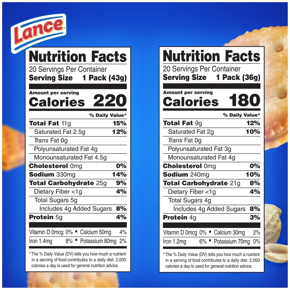 Lance Toasty & Toastchee Variety Pack - 40 pk