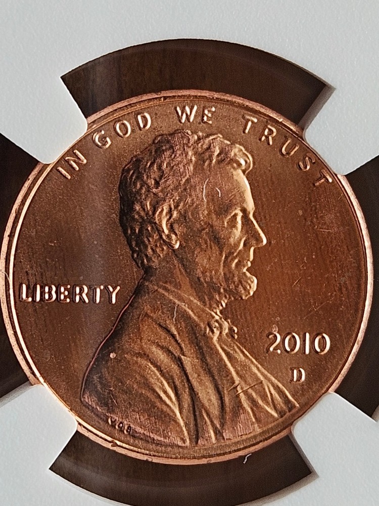 2010 D LINCOLN CENT PENNY UNION SHIELD NGC MS66RD
