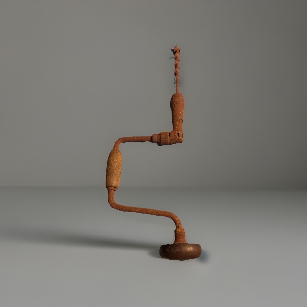 Vintage  Manual Hand Crank Drill