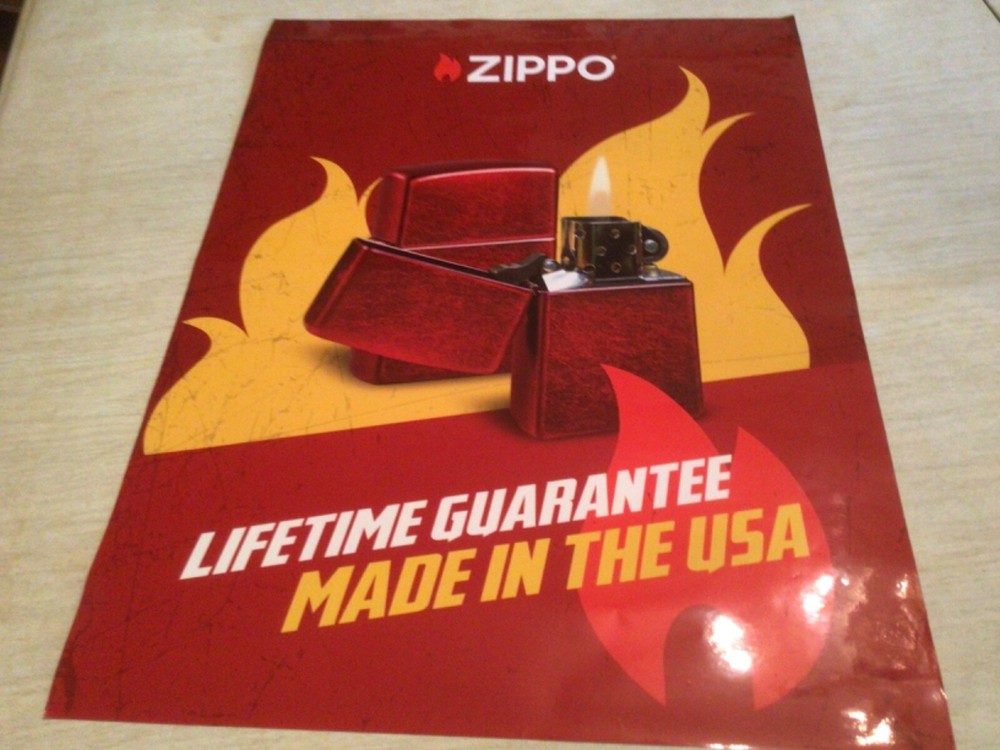 Zippo Lighter Poster