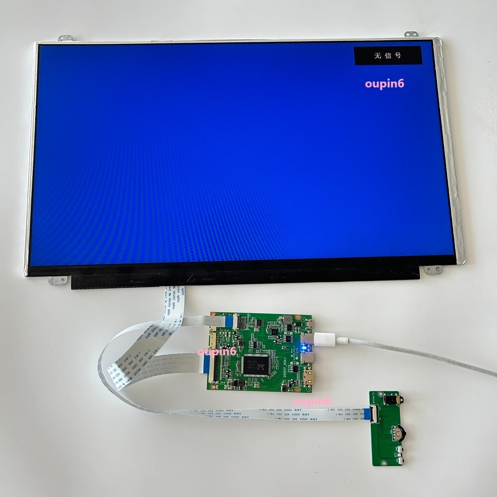 PS Screen 15.6" 1366X768 panel PC LED DIY + EDP Controller board KIT Type-C