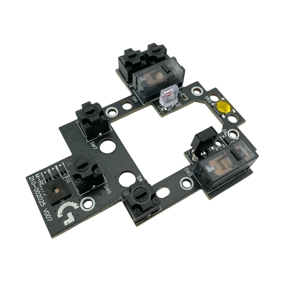 Mouse Micro Switch Board Replacement for Logitech G604 Wireless W/ Feet