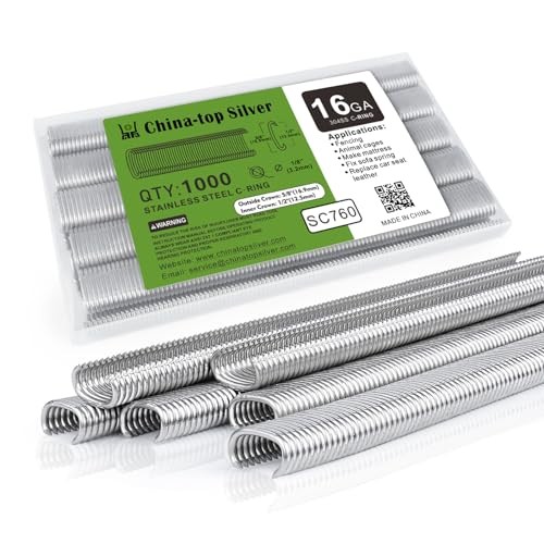 Stainless Steel Hog Ring Staples