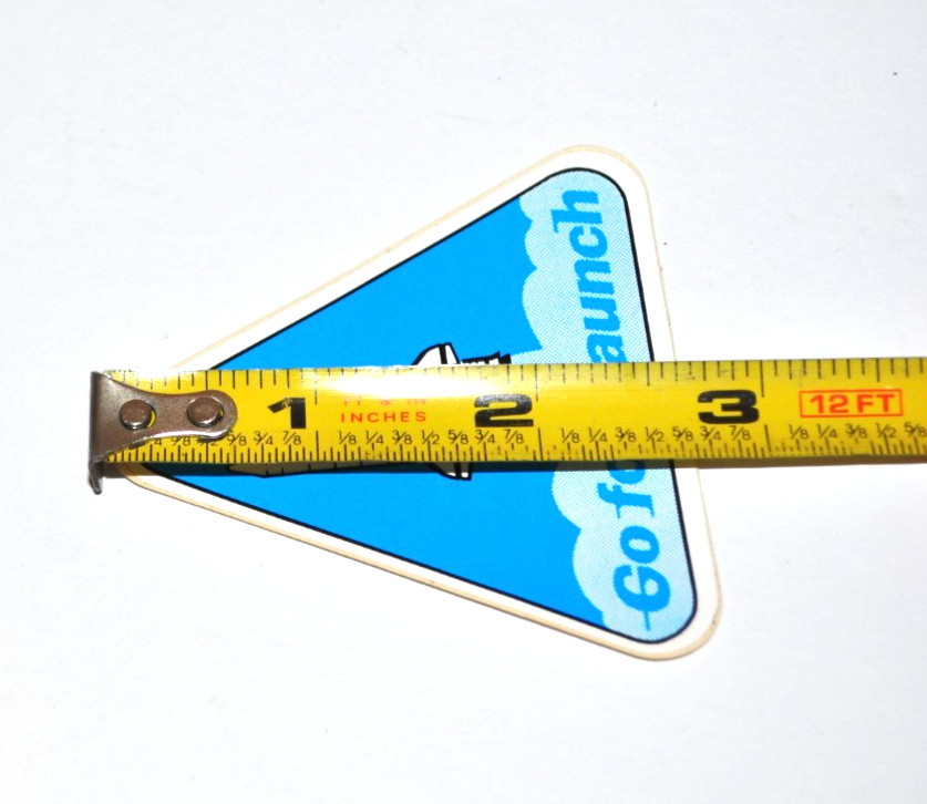 NASA Space Shuttle "GO FOR LAUNCH" Sticker