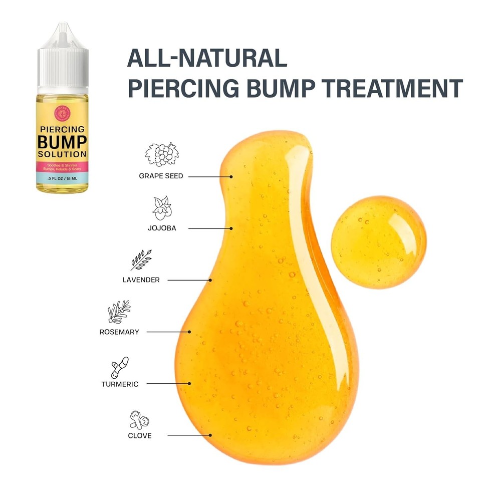 Piercing Keloid Bumps Shrinking Duo | Piercing Bump Treatment .5oz + Keloid B...