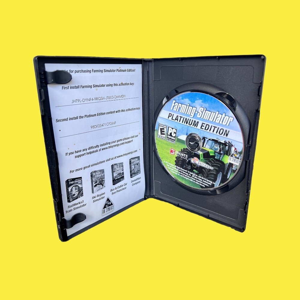 🚜Farming-Simulator Platinum Edition (PC DVD-ROM, 2012) NO MANUAL**🚜