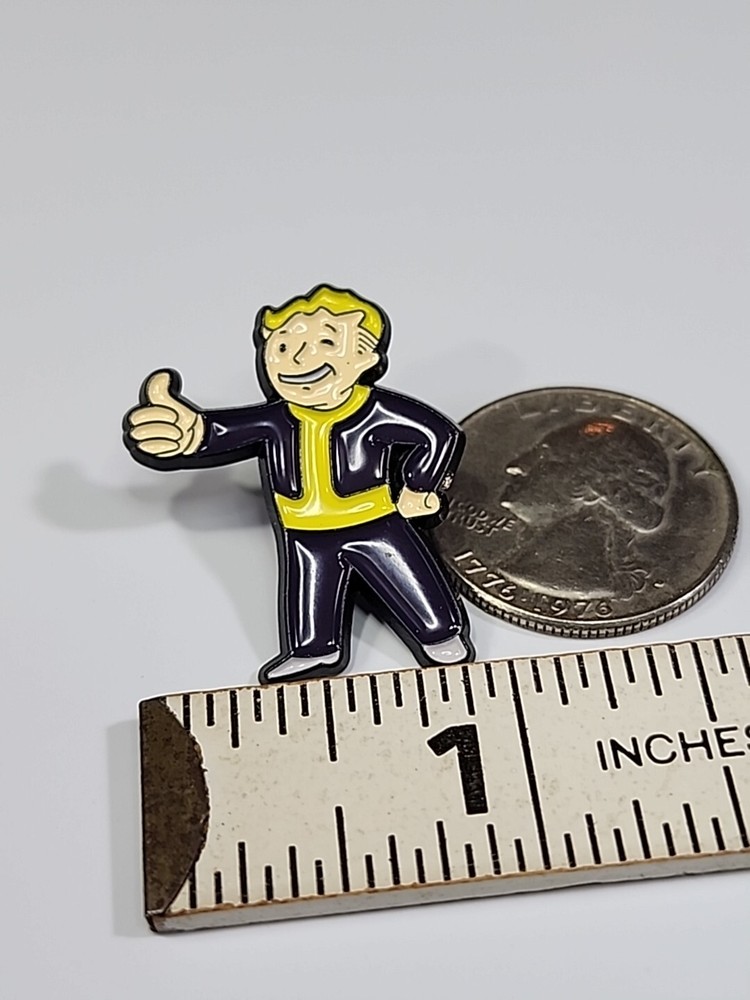 Vault Boy Lapel Pin Fallout Mascot *