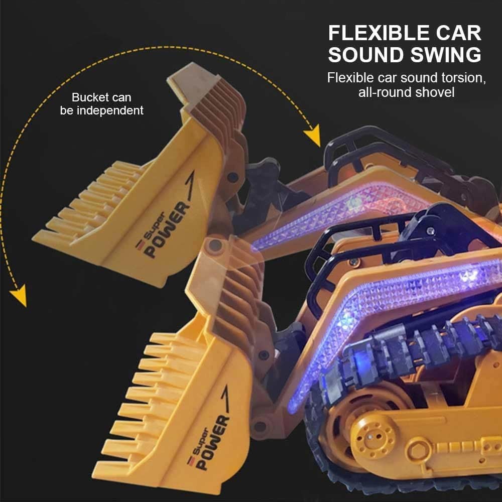 RC Skid Steer Loader Construction Truck 1/14 Remote Control Bulldozer...