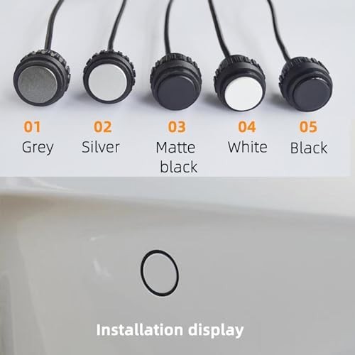 Rear Parking Sensor System with 4 Sensors, LED Display & Warning Buzzer - Backup