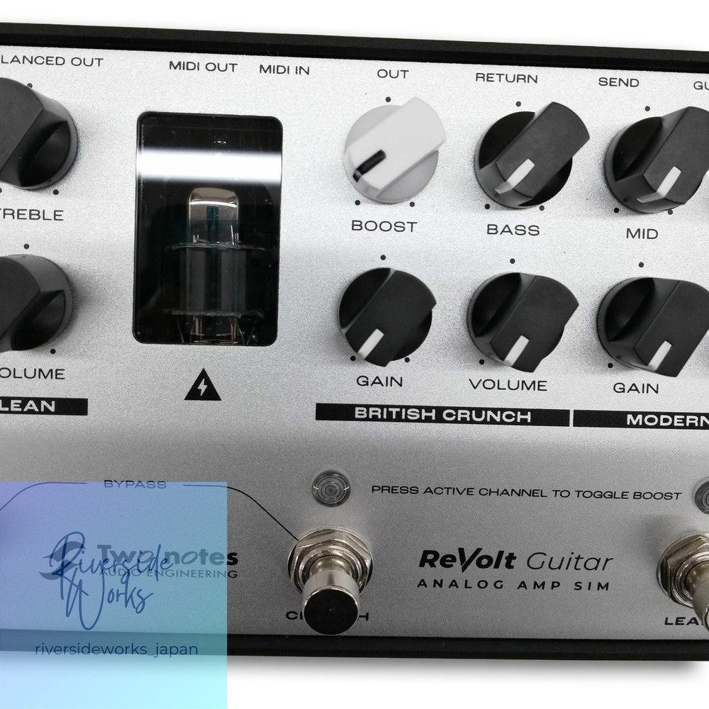 TWO NOTES Effect Pedal REVOLT GUITAR ANALOG AMP SIM - Versatile JP