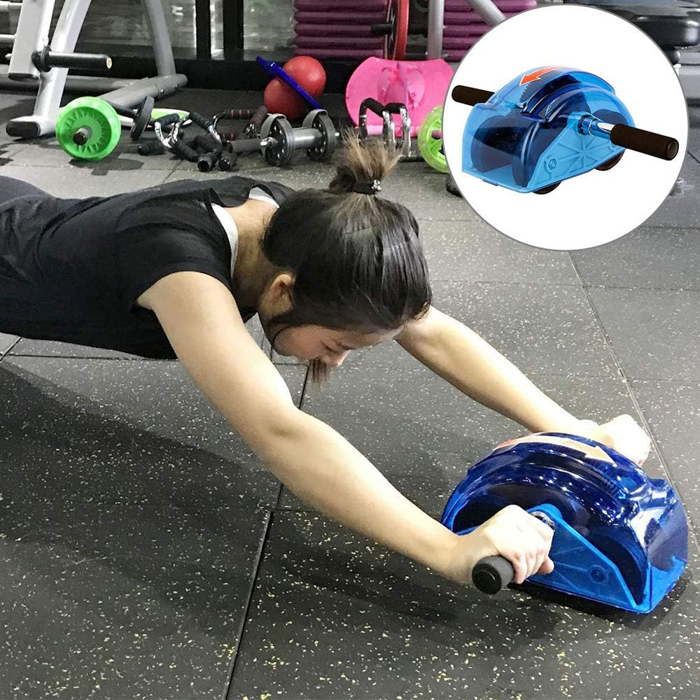 Ab Roller for Abs Workout Abdominal Exercise Rollers, Abdominal Roller 4 Wheels