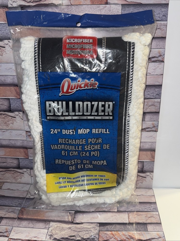 Quickie BULLDOZER Microfiber 24" Dust Mop Refill