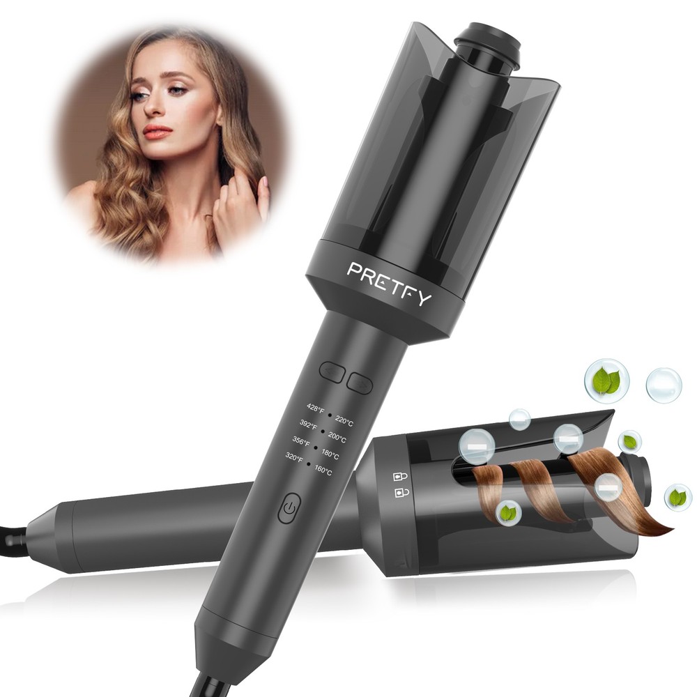 Pretfy Automatic Curling Iron 4 Gears Heating Temperatures & LCD Display UIXR