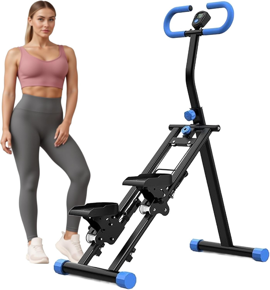Stair Stepper for Home Vertical Climber, Foldable Full Body Exercise Aerobic Cli