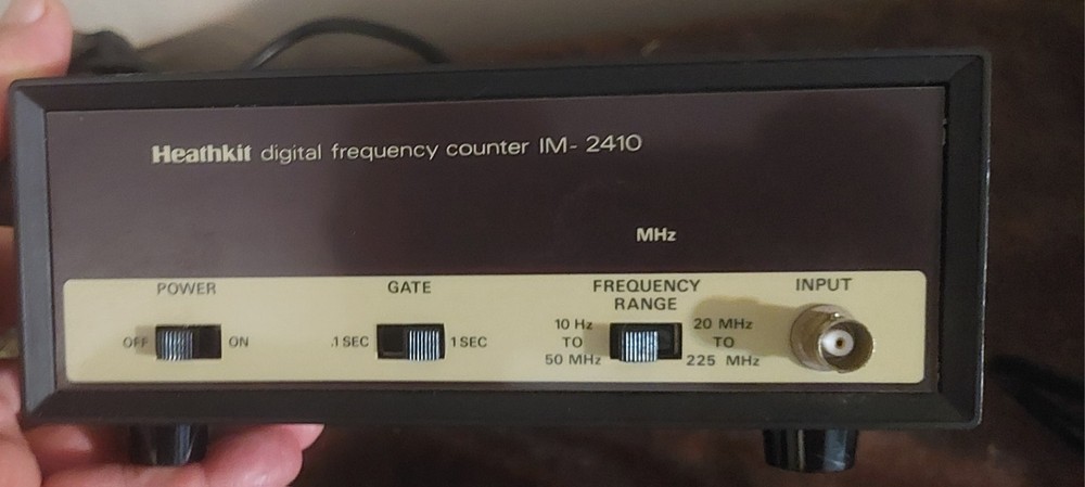HEATHKIT FREQUENCY COUNTER MODEL IM-2410