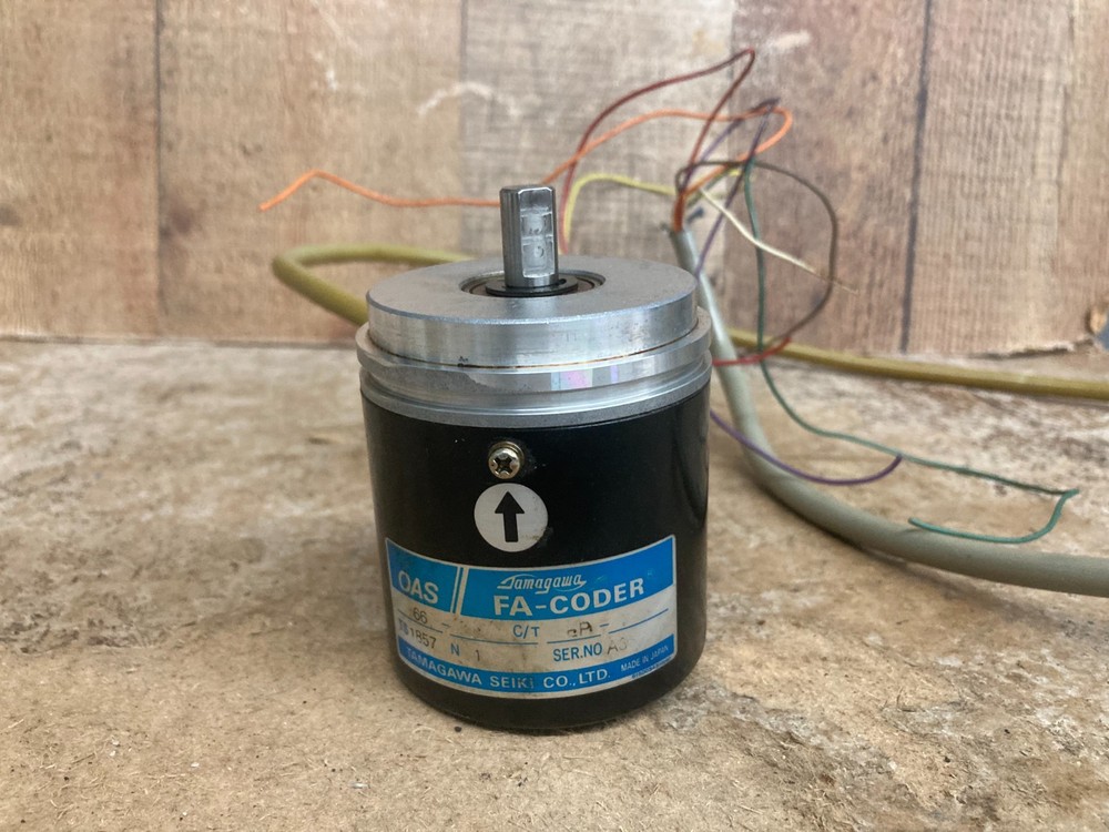 TAMAGAWA OAS FA-CODER 66-360 C/T CB-12V Encoder LOT of 2