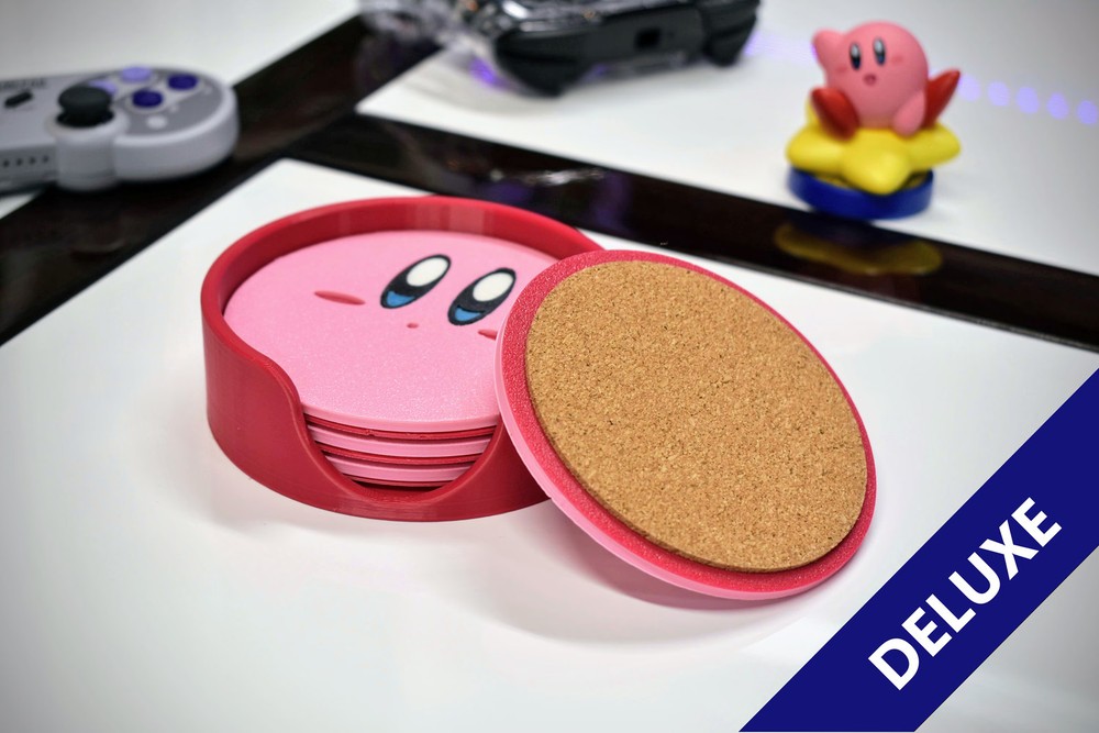 Kirby Coaster Set - 3D Printed
