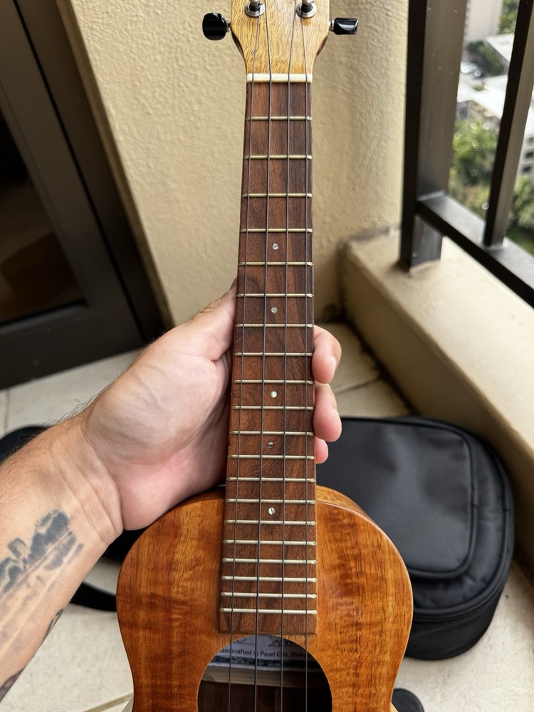 Ana’Ole Solid Koa Concert Ukulele Hand Made