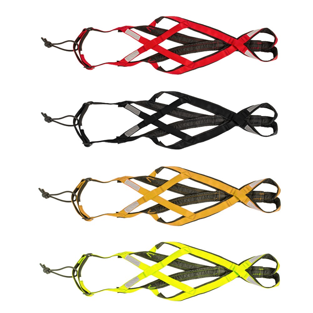X Back Sledding Dog Weight Pulling Harness Nylon Reflective Training Vest Adjust
