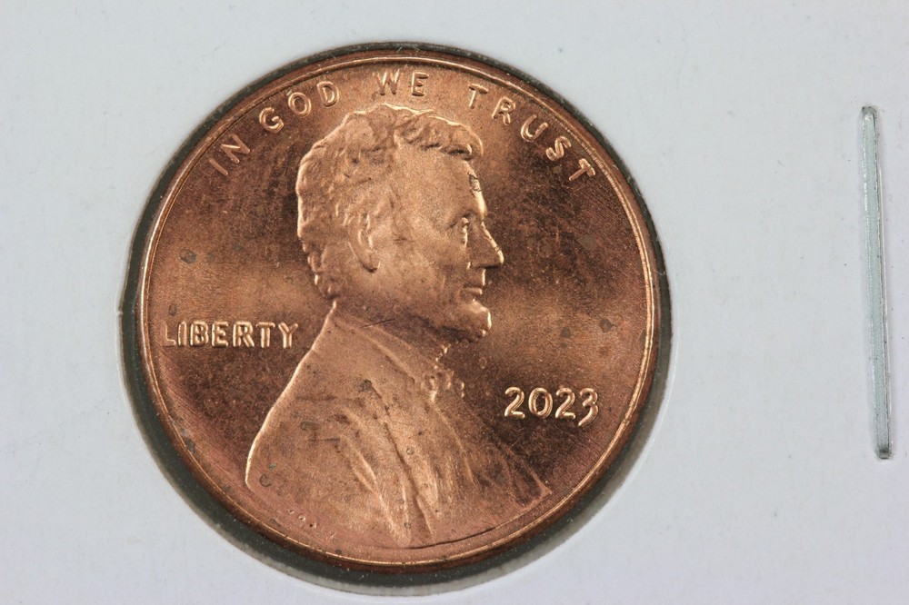 2023 Union Shield Cent Extra V Mint Error 50K4