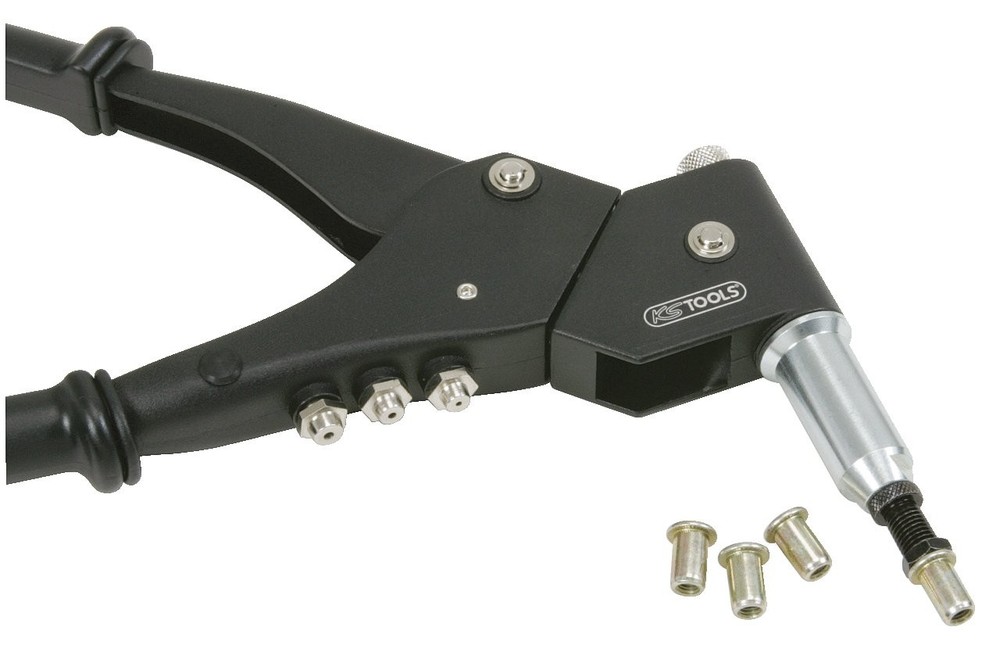 150.9610 universal hand riveter set, 10 pieces