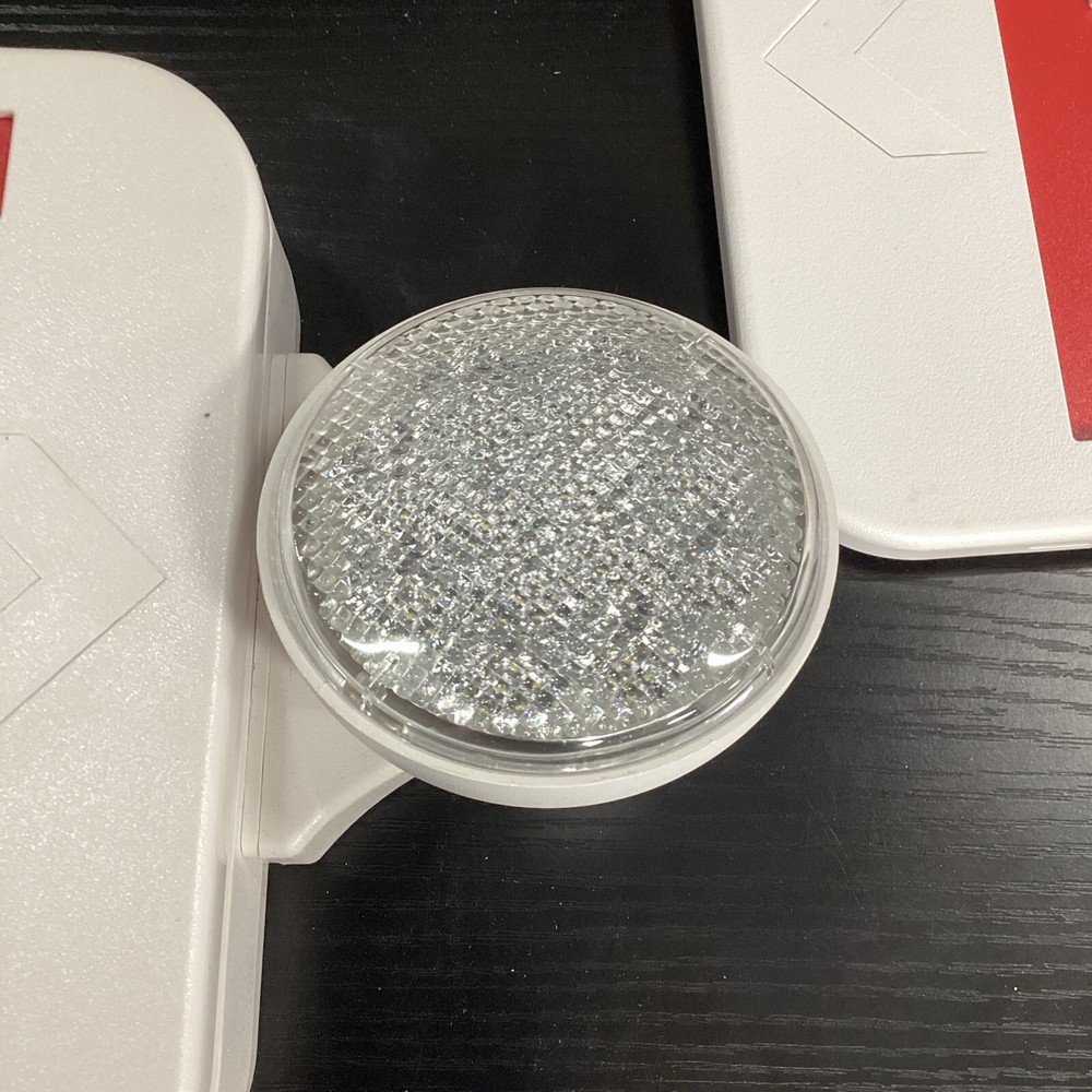 COMPASS CCR COMBINATION LED EXIT/EMERGENCY LIGHT RED