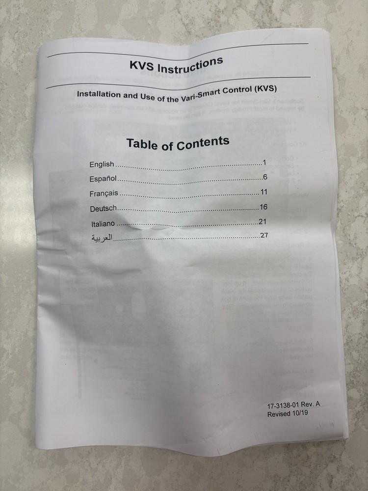 New Scotsman KVS Prodigy Vari-Smart Ice Level Control